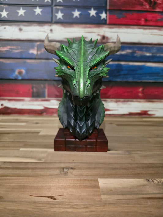 TwiZtd Dragon head bust
